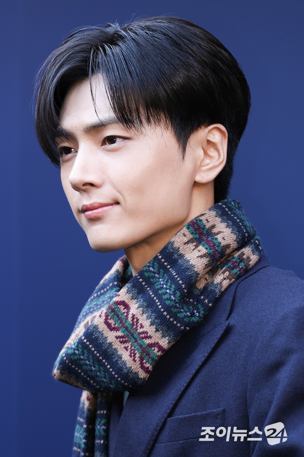 그룹 엔하이픈 제이가 15일 오후 서울 종로구 석파정 서울미술관에서 진행된 패션 아이콘 랄프 로렌의 삶을 조명한 HBO 다큐멘터리 '베리 랄프' 스크리닝 이벤트에 참석해 포즈를 취하고 있다. [사진=문수지 기자]