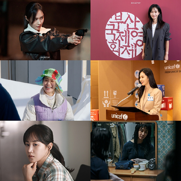 권유리가 2024년 빛낸 활약을 2025에도 이어간다. [사진=SM엔터테인먼트, tvN, 디즈니+, 유니세프 한국위원회, ㈜마노엔터테인먼트, 스튜디오 산타클로스]