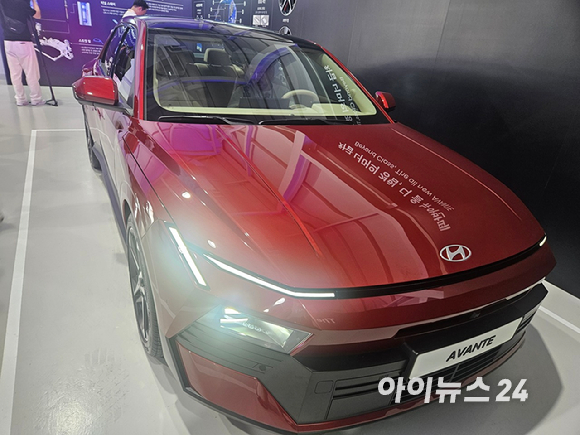 디 올 뉴 아반떼 전면부 [사진=설재윤 기자]