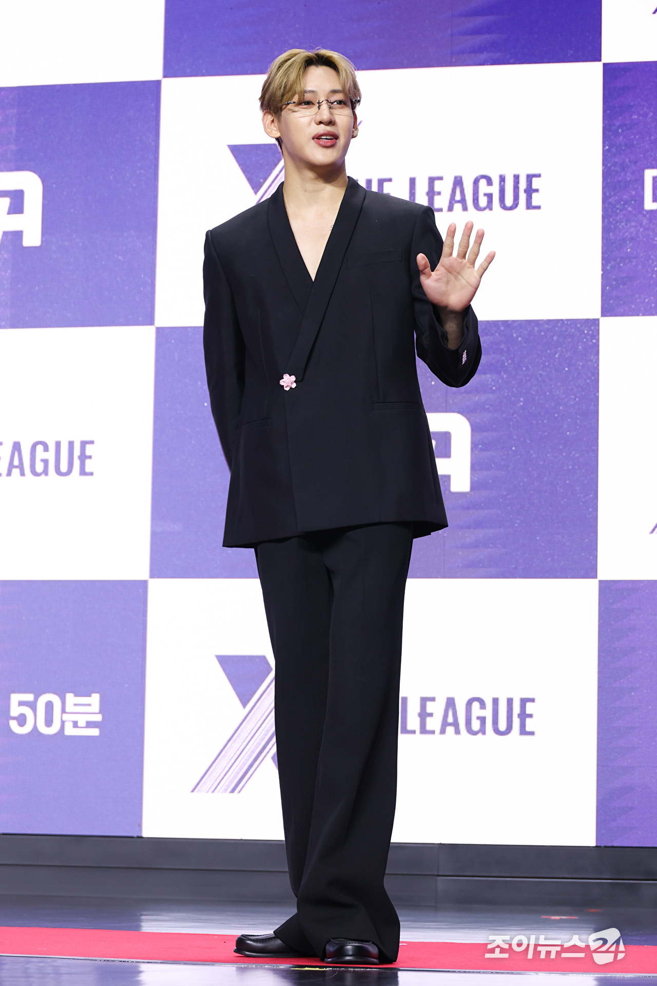 그룹 갓세븐 뱀뱀이 30일 오전 서울 마포구 상암동 큐브컨벤션센터에서 진행된 ENA 신규 예능프로그램 '엑스 더 리그(X THE LEAGUE)' 제작발표회에 참석해 포즈를 취하고 있다. [사진=문수지 기자]