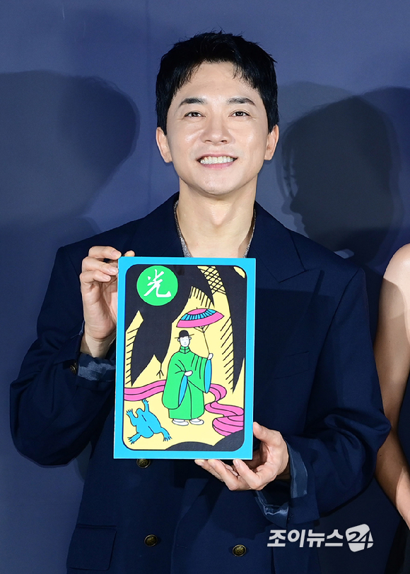 배우 김영민이 5일 오전 서울 CGV용산아이파크몰에서 열린 영화 '비광'(감독 이지원) 제작보고회에 참석하고 있다. [사진=정소희 기자]