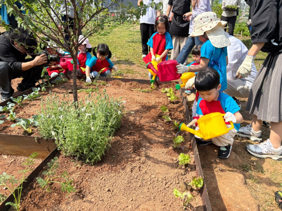 2025년 영등포구 도시텃밭 활동 사진. [사진=영등포구]