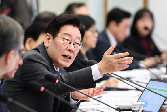 이재명 대통령이 20일 청와대에서 열린 국무회의에서 발언하고 있다. 2026.1.20 [청와대통신사진기자단] [사진=연합뉴스]