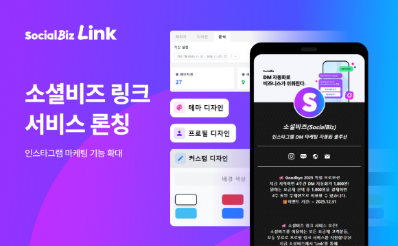 NHN데이터는 ‘소셜비즈 링크’ 서비스를 신규 출시했다고 8일 밝혔다. [사진= NHN데이터]