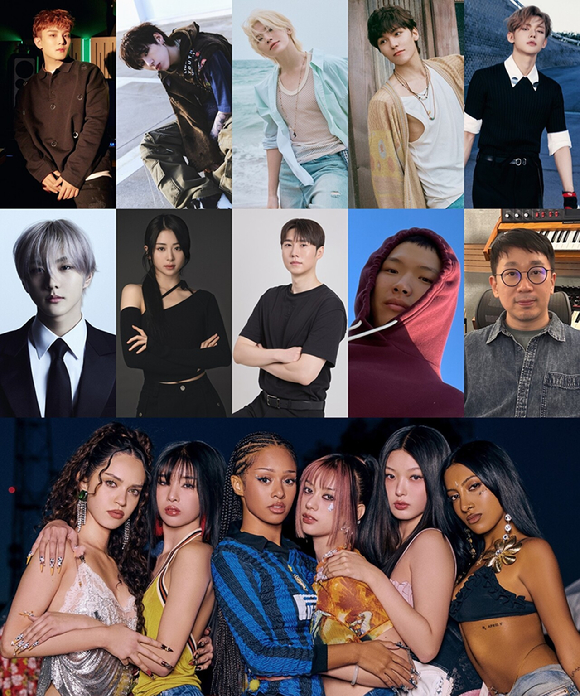 범주 지코 우지 버논 연준 등 하이브 아티스트 16인이 미국 레코딩 아카데미(Recording Academy®) 회원으로 합류한다. [사진=하이브]
