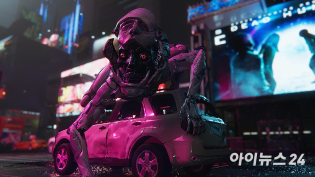 캡콤 '프래그마타' 게임 플레이 화면. [사진=박정민 기자]