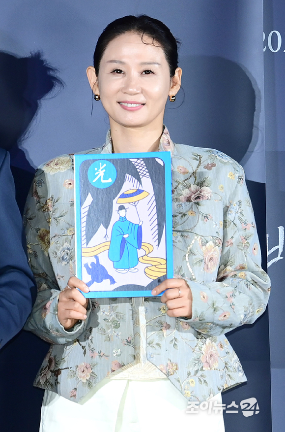 배우 김선영이 5일 오전 서울 CGV용산아이파크몰에서 열린 영화 '비광'(감독 이지원) 제작보고회에 참석하고 있다. [사진=정소희 기자]