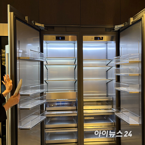 서울 강남구 논현동 LG전자 'SKS 서울'에 전시된 주방 가전. [사진=권서아 기자]