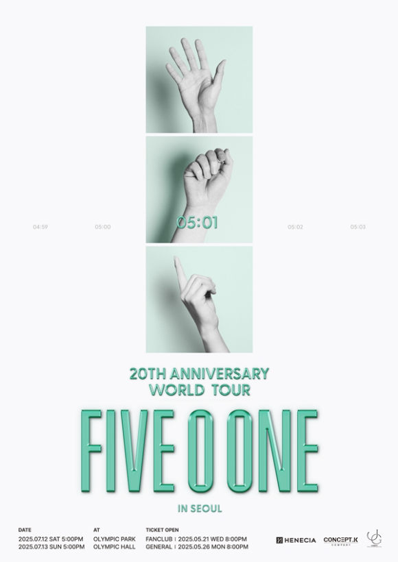 FIVE O ONE 포스터 [사진=헤네치아]