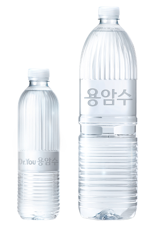 오리온 닥터유 제주용암수 무라벨 제품 [사진=오리온]