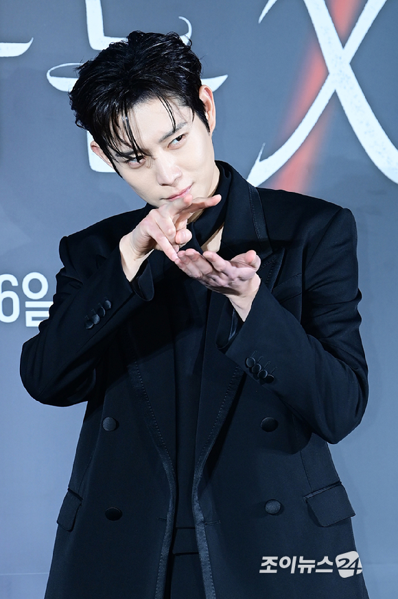 배우 김영대가 30일 오후 서울 용산구 CGV용산아이파크몰에서 열린 티빙 오리지널 '친애하는 X' 제작발표회에 참석하고 있다. [사진=정소희 기자]