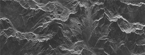  차세대소형위성2호 영상레이다 시험관측 사진. 대한민국 설악산 국립공원 및 속초 일대. 2023.08.21 [사진=KAIST]