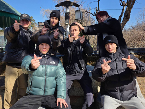 몬스타엑스 아이엠의 입대 사진이 공개됐다. [사진=스타쉽엔터테인먼트]