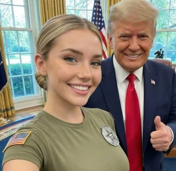 트럼프 대통령과 친분을 과시한 제시카 포스터 계정 [사진=제시카 포스터 인스타그램]