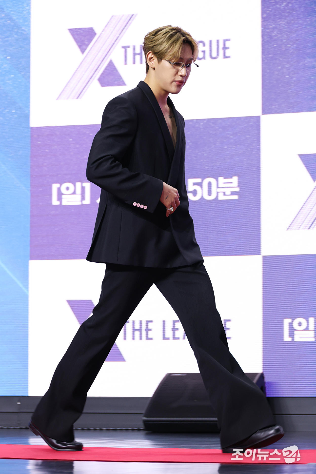 그룹 갓세븐 뱀뱀이 30일 오전 서울 마포구 상암동 큐브컨벤션센터에서 진행된 ENA 신규 예능프로그램 '엑스 더 리그(X THE LEAGUE)' 제작발표회에 참석해 포즈를 취하고 있다. [사진=문수지 기자]