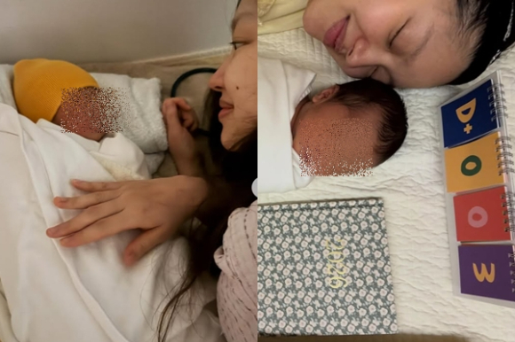 최유화, 엄마 됐다⋯생후 3일 된 아이 공개 "잘 태어났어"