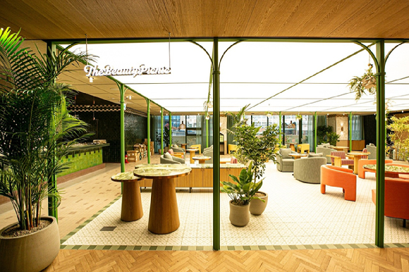 올리브영N 성수에 마련된 '멤버스 라운지' 전경. [사진=CJ올리브영]