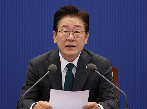 이재명 대통령이 7일 청와대 여민관에서 열린 수석보좌관회의에서 발언하고 있다. 2026.5.7 [사진=연합뉴스]