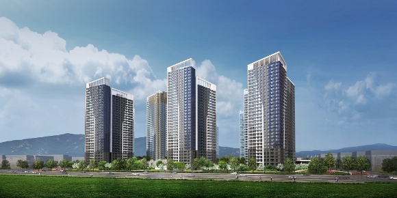 창원 센트럴 아이파크 투시도. [사진=HDC현대산업개발]