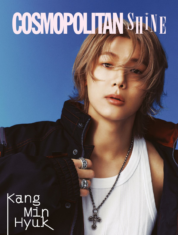 씨엔블루 이정신, 정용화, 강민혁이 화보 촬영에서 포즈를 취하고 있다. [사진=코스모폴리탄]