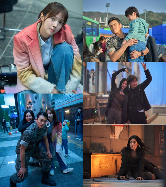 '전지적 독자 시점' 안효섭, 이민호, 채수빈 비하인드 스틸 [사진=롯데엔터테인먼트]