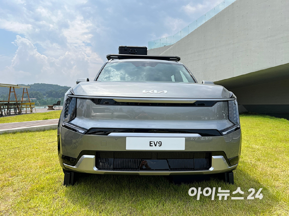 기아가 미국 현지 공장에서 대형 전동화 스포츠유틸리티자동차(SUV) EV9을 생산한다. [사진=강지용 기자]