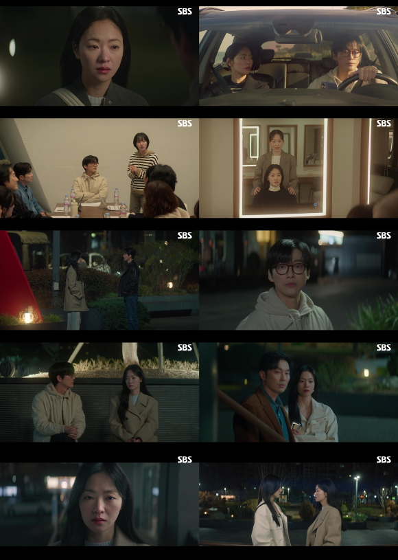 '우리 영화' 남궁민과 전여빈이 고백 뒤 후폭풍을 맞았다. [사진=SBS 방송화면 캡처]