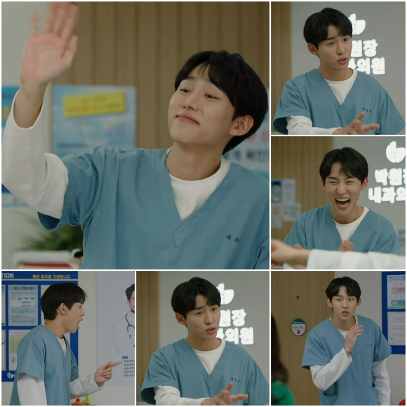 배우 서범준이 티빙 오리지널 '내과 박원장'에서 코믹 연기를 펼쳤다. [사진=티빙]