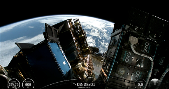 초분광 위성 &lsquo;세종 3호&rsquo; 이미지. [사진=한컴인스페이스]