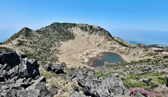 한라산에서 바라본 운해. [사진=박성기 작가]