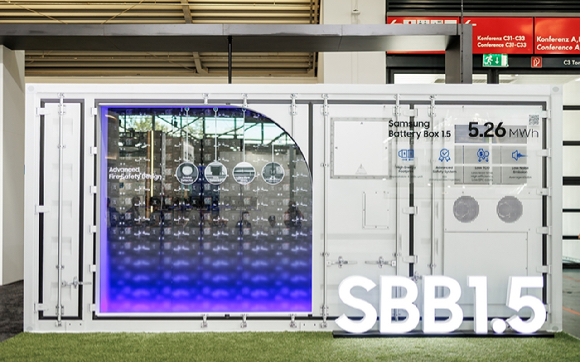 삼성SDI의 대한민국 기술대상 수상 제품 'SBB(Samsung Battery Box)' [사진=삼성SDI]