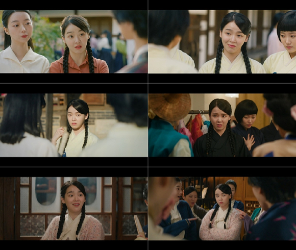 오마이걸 승희가 tvN 드라마 '정년이'에서 박초록 역으로 열연을 펼치고 있다. [사진=tvN 방송화면 캡처]