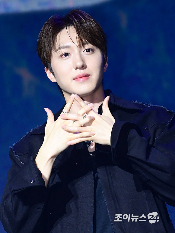 그룹 에스에프나인(SF9) 찬희가 26일 오후 서울 마포구 상암동 큐브컨벤션센터에서 열린 SF9 정규 2집 '터내서티(TENACITY)' 프레스 쇼케이스에 참석하고 있다. [사진=정소희 기자]