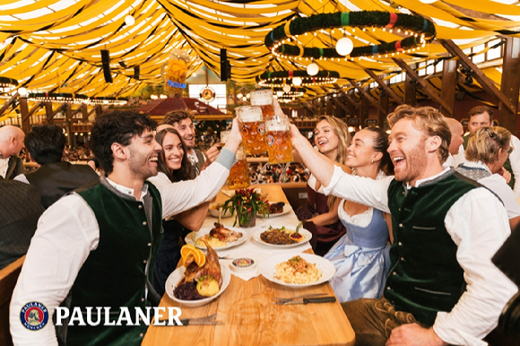 독일에서 열리는 세계 최대 맥주 축제 파울라너 옥토버페스트 이미지. [사진=하이트진로]