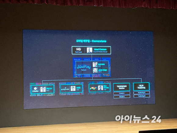 박병무 엔씨 공동대표가 경영 전략을 발표하고 있다. [사진=문영수 기자]