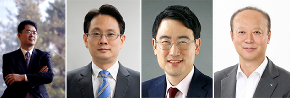왼쪽부터 권계현 후보자, 방경만 후보자, 이석주 후보자, 허철호 후보자. [사진=KT&G]