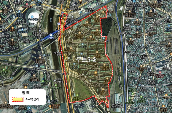 구로3-2 소구역 위치도. [사진=구로구]