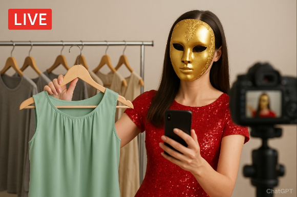 쇼호스트 AI 생성 이미지. 기사와 직접 관련이 없는 사진 [사진=챗GPT 생성 이미지]