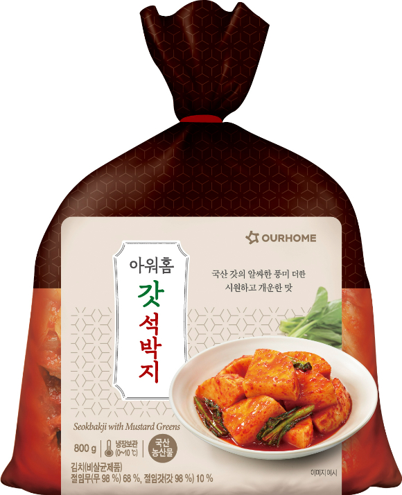아워홈 갓석박지 800g. [사진=아워홈]