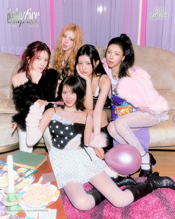 오드유스 '베이비페이스' 단체 콘셉트 [사진=티오피미디어]
