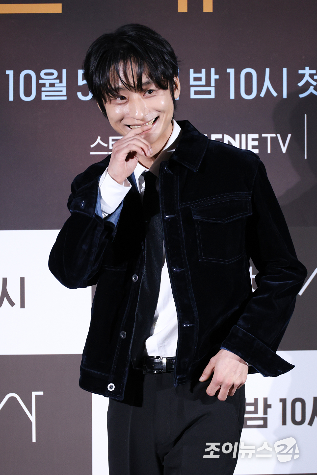 배우 임진효가 2일 오후 서울 용산구 CGV아이파크몰점에서 진행된 ENA 새 월화드라마 '연애박사' 제작발표회에 참석해 포즈를 취하고 있다. [사진=문수지 기자]