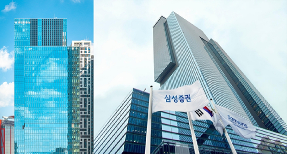 (좌) 유안타증권, (우) 삼성증권 [사진=각 회사]