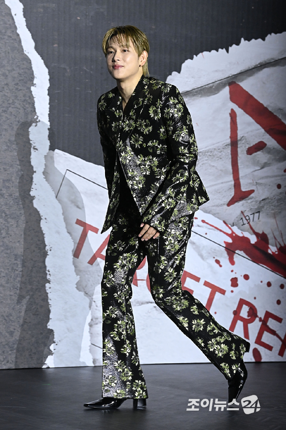 배우 임시완이 25일 오후 서울 광진구 자양동 롯데시네마 건대입구점에서 열린 넷플릭스 영화 '사마귀'(감독 이태성) 제작보고회에 참석해 포즈를 취하고 있다. [사진=문수지 기자]