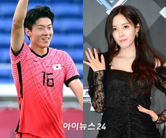 그룹  티아라 멤버 효민(33·본명 박선영)과 황의조(30, 지롱댕 드 보르도) 축구선수가 열애설에 휩싸였다.  [사진=아이뉴스24 포토DB ]