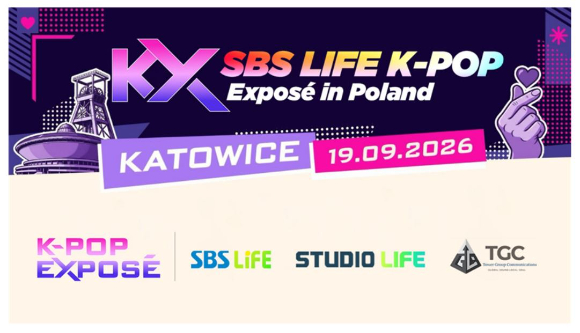 SBS 라이프는 오는 9월 19일, 폴란드 카토비체에서 'SBS라이프 K-POP EXPOS&Eacute;' 행사가 열린다고 8일 밝혔다. [사진=SBS 라이프]