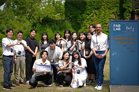 한남대학교 디자인팩토리 학생들이 미국의 포드(Ford) 자동차社가 진행한 문제 해결 프로젝트에서 영예의 ‘우승’을 차지했다.[사진=한남대]