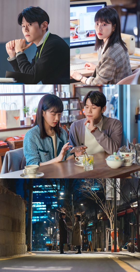 '오피스에서 뭐하Share?' 이학주와 하윤경이 아찔하게 설레는 관전포인트를 밝혔다.[사진=tvN]