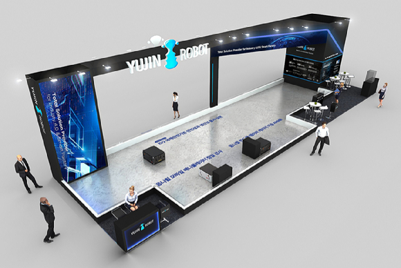유진로봇 AW 2026 부스 조감도 [사진=유진로봇]