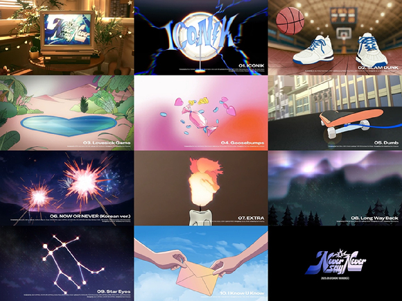 제로베이스원 정규 1집 앨범 샘플러 갈무리 [사진=웨이크원]