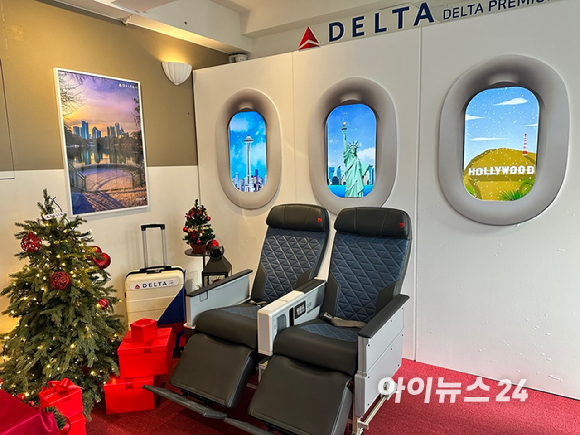 제프 무마우(Jeff Moomaw) 델타항공 아시아태평양 부사장이 7일 열린 기자간담회에서 내년도 계획을 발표하고 있다. [사진=양호연 기자]